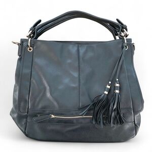 🖤 Urban Expressions Finley Hobo Shoulder Bag | Black Slouchy Gold-tone Hardwear